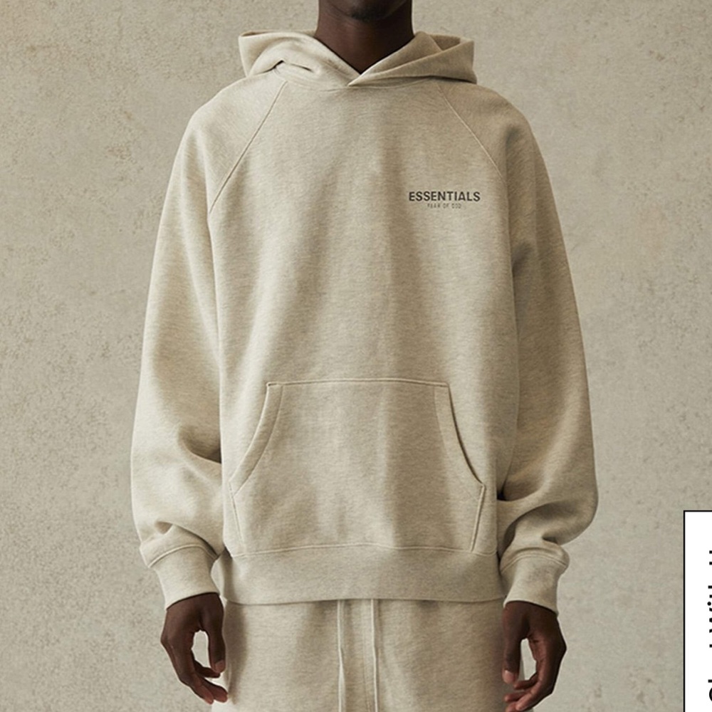 FOG ESSENTIALS Oatmeal Hoodie